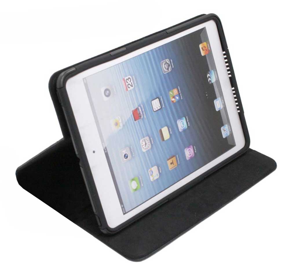 Harley-Davidson iPad Mini Folio, 3 in 1 Embossed Bar & Shield Case, Black 07493 - No Hassle Returns at Wisconsin Harley