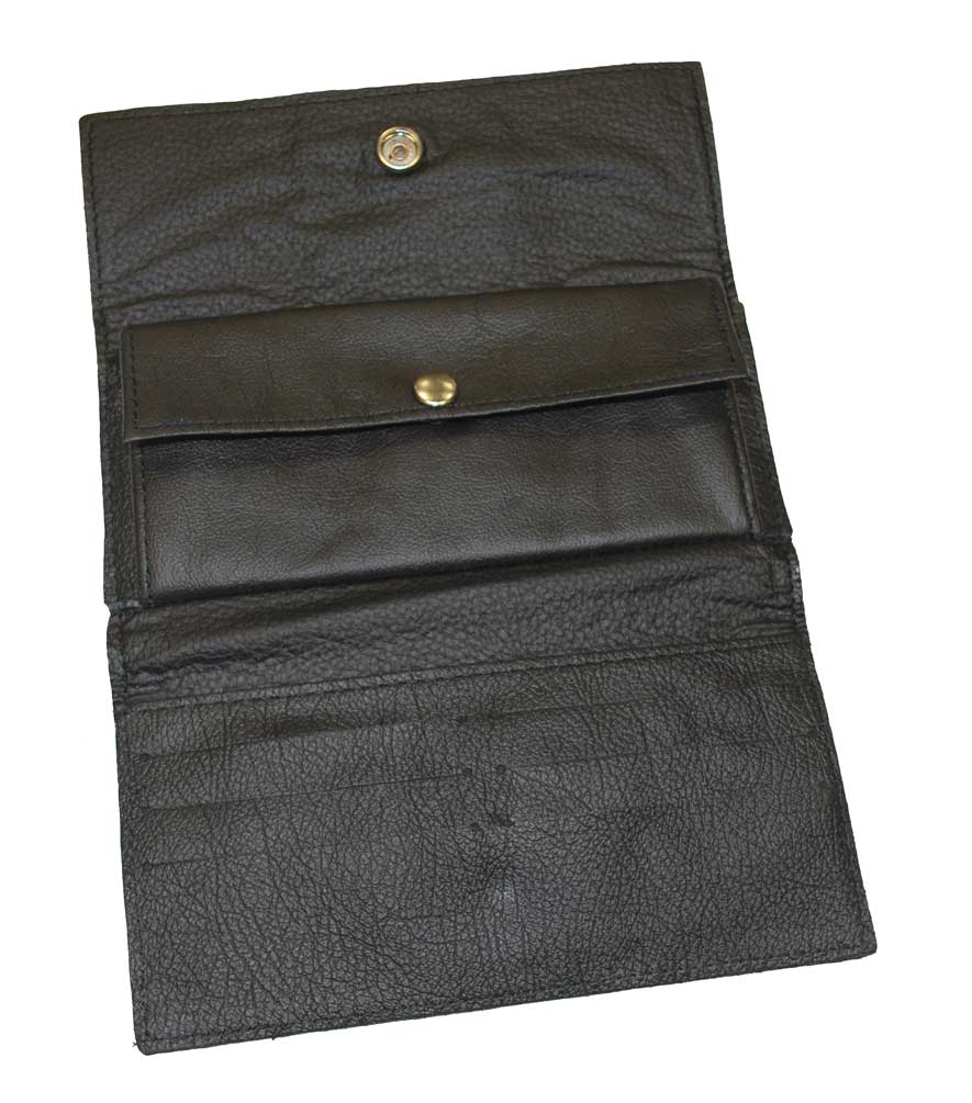 Harley-Davidson Free Shipping - Harley-Davidson Women's H-D Metal Plate Organizer Wallet Black Leather HD709 - Free Shipping on many products plus Orders Over $99