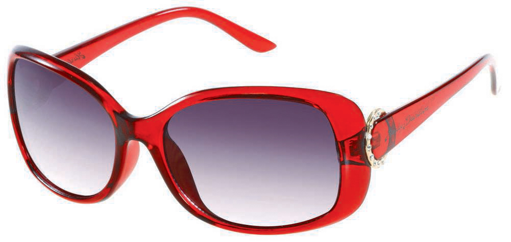 Harley-Davidson Womens Sun Lifestyle Bling Red w/ Grey Sunglasses HDS5020RD-35 - Wisconsin Harley-Davidson