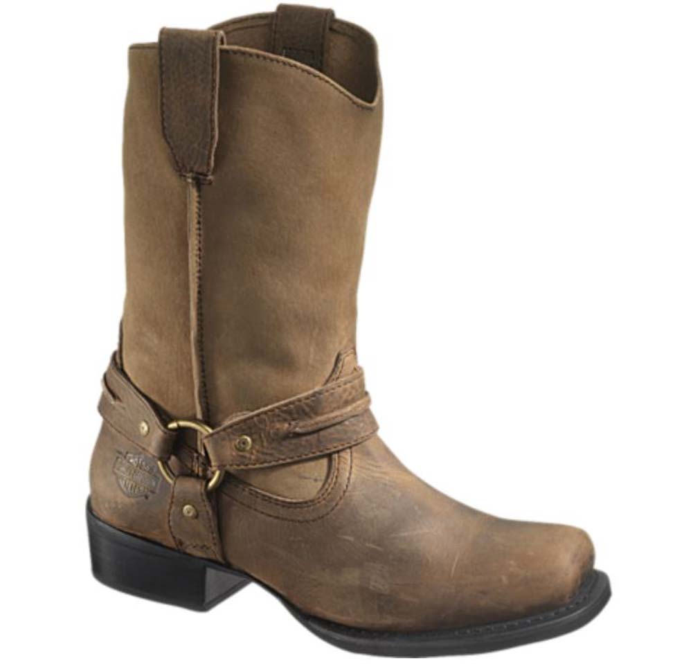 Harley-Davidson® Men's Stan Brown 11-Inch Motorcycle Boots, Rough