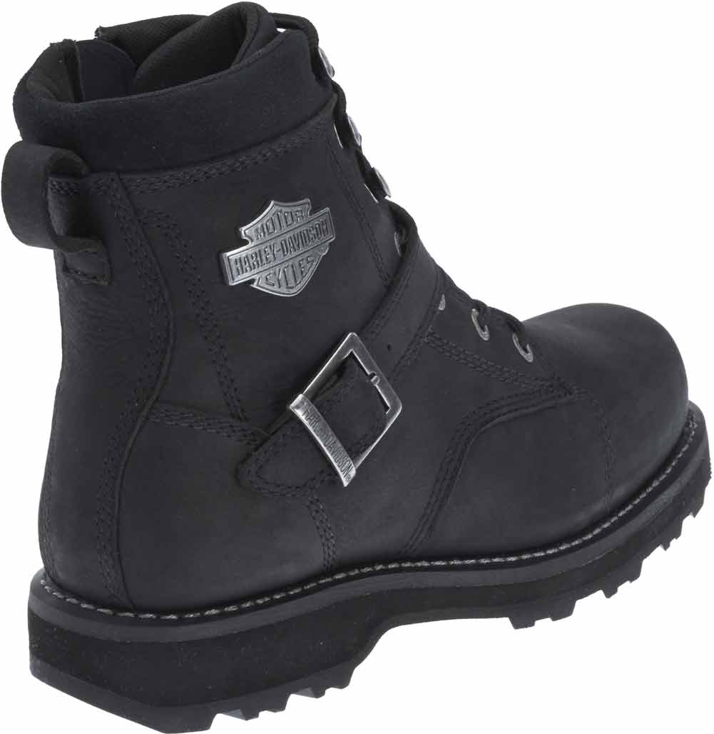 Harley-Davidson Men's Nobleton 6.5-Inch Black Motorcycle Boots D96097 - No Hassle Returns at Wisconsin Harley
