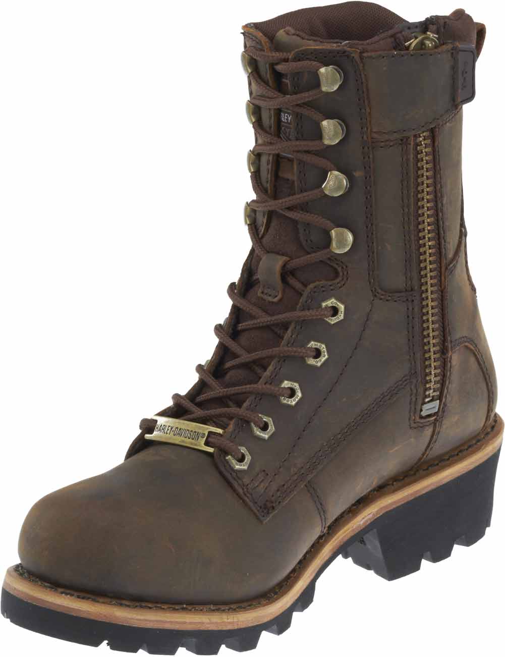 mens brown harley davidson boots