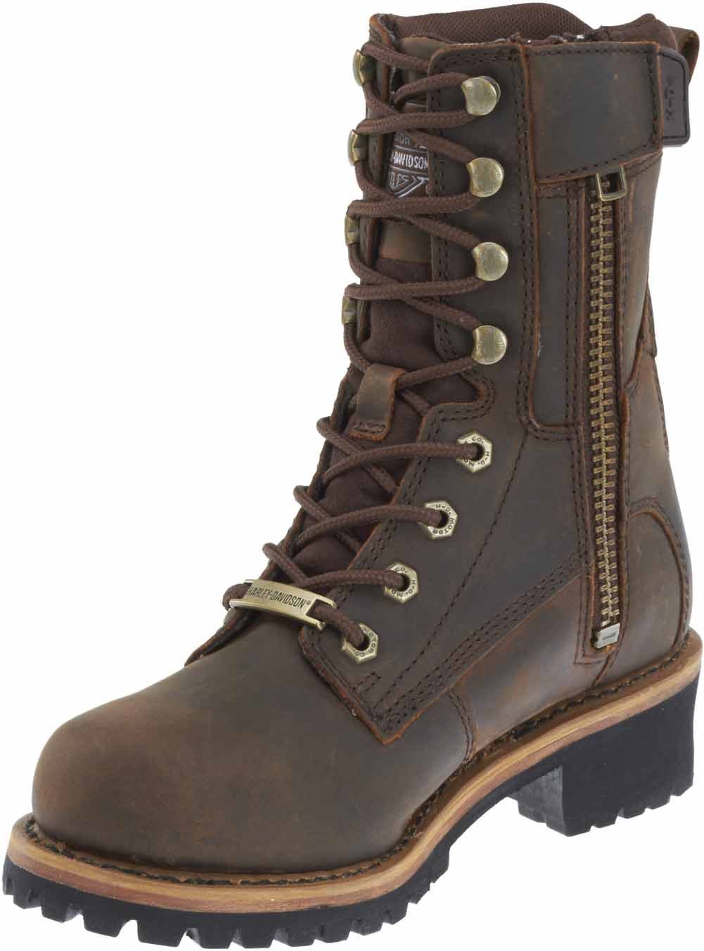 Harley-Davidson Free Shipping - Harley-Davidson Women's Tyson 7-Inch Brown Logger Motorcycle Boots D87088 - Free Shipping on many products plus Orders Over $99