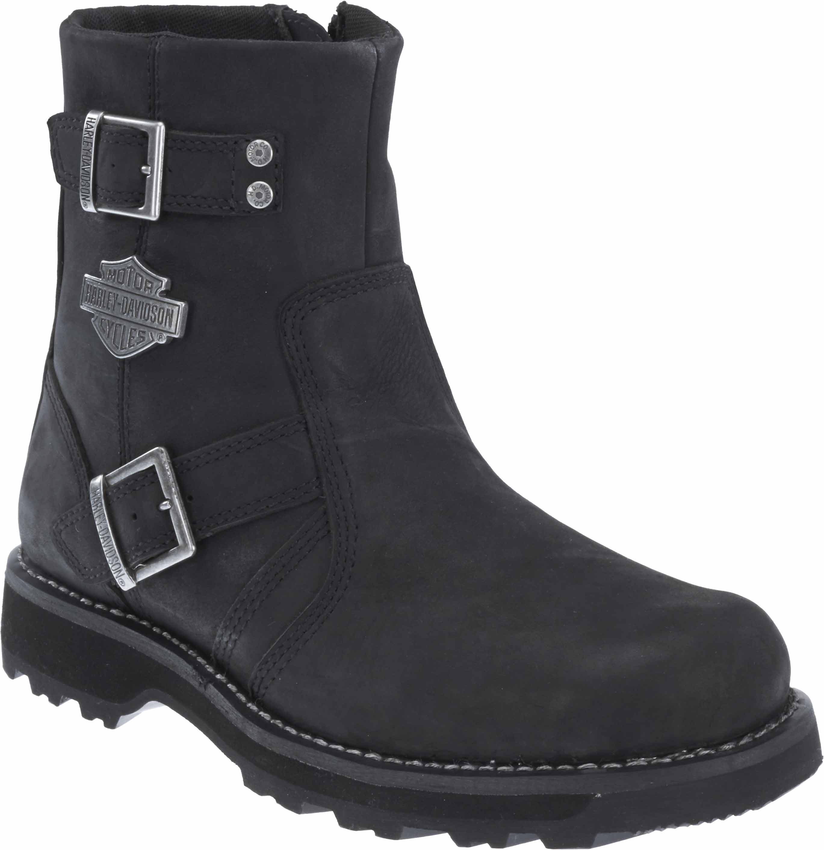Harley-Davidson Men's Oakcrest 8-Inch Black Motorcycle Boots D96079 - Wisconsin Harley-Davidson