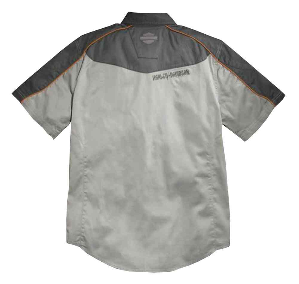 Harley-Davidson Free Shipping - Harley-Davidson Men's Colorblocked Twill Short Sleeve Woven Shirt, 96119-16VM - Free Shipping on many products plus Orders Over $99