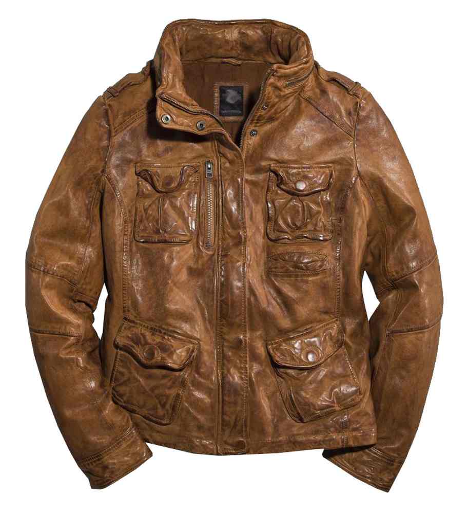Harley-Davidson Women's Vintage Hooded Leather Jacket, Brown 97156-16VW - No Hassle Returns at Wisconsin Harley