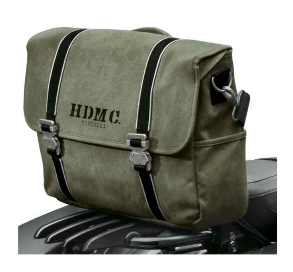 Harley-Davidson® HDMC Messenger Bag, Water-Resistant, Army Green