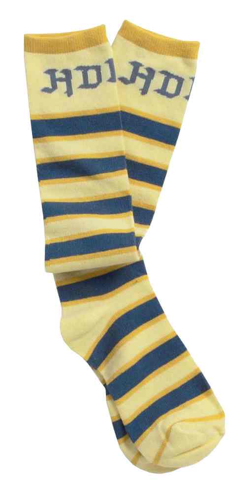 Harley-Davidson Women's HDMC Striped Knee-High Socks, Yellow 97866-16VW - Wisconsin Harley-Davidson