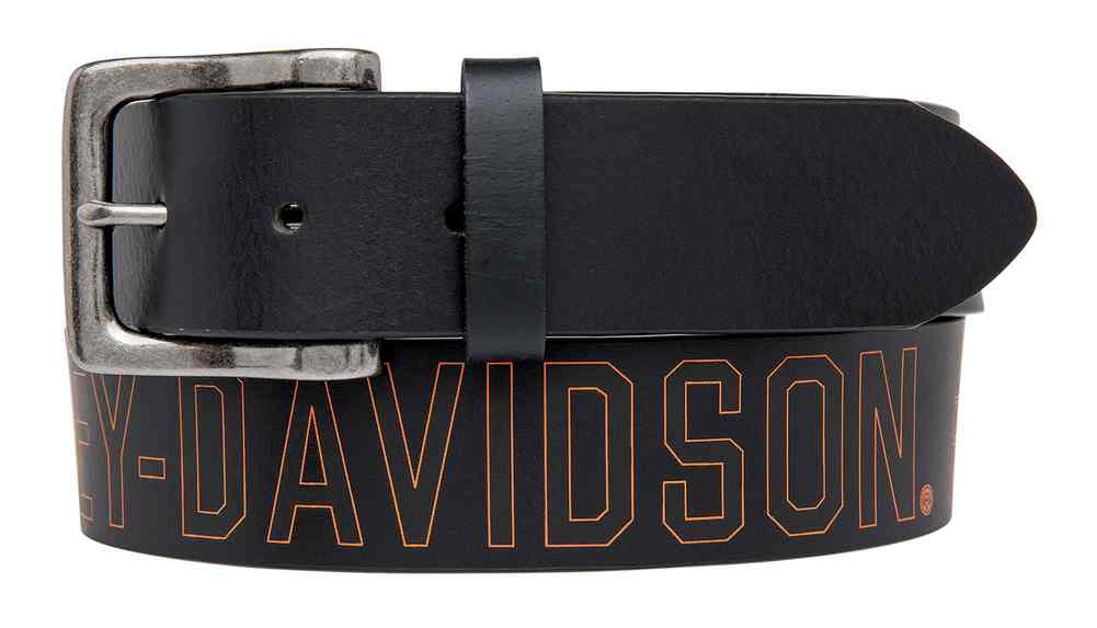 Harley-Davidson® Men's Milwaukee Original Belt, Black Leather Belt  HDMBT11031-BLK