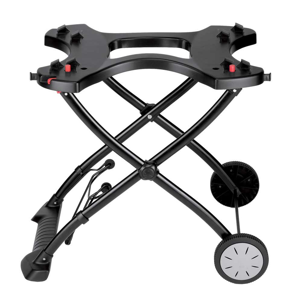 Harley-Davidson Weber Q Portable Grill Cart, Durable All-Weather Wheels WHD6557 - Wisconsin Harley-Davidson