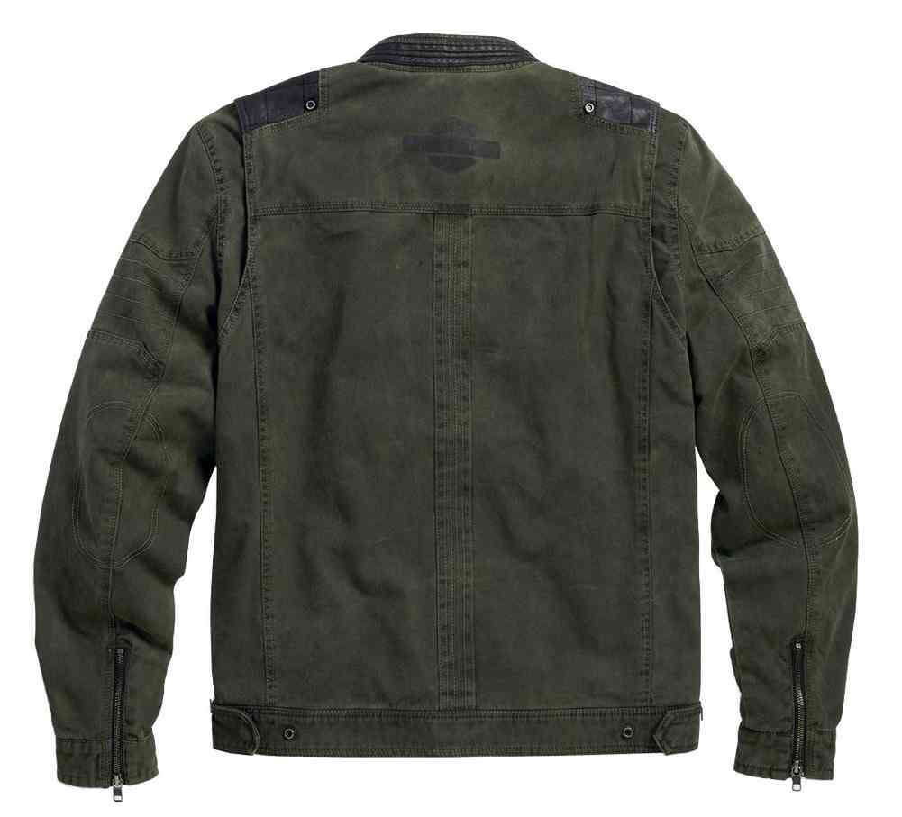 Harley-Davidson® Men's High-Ace Cotton Canvas Casual Jacket, Green