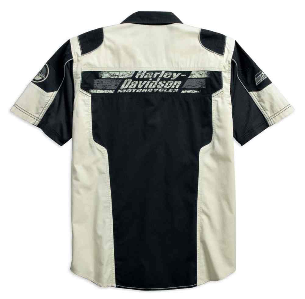 Harley-Davidson Free Shipping - Harley-Davidson Men's Performance Colorblocked Woven Shirt, Off White 96148-16VM - Free Shipping on many products plus Orders Over $99