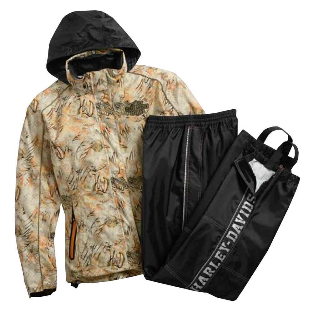 Harley-Davidson® Women's Tawny Allover Custom Print Rain Suit