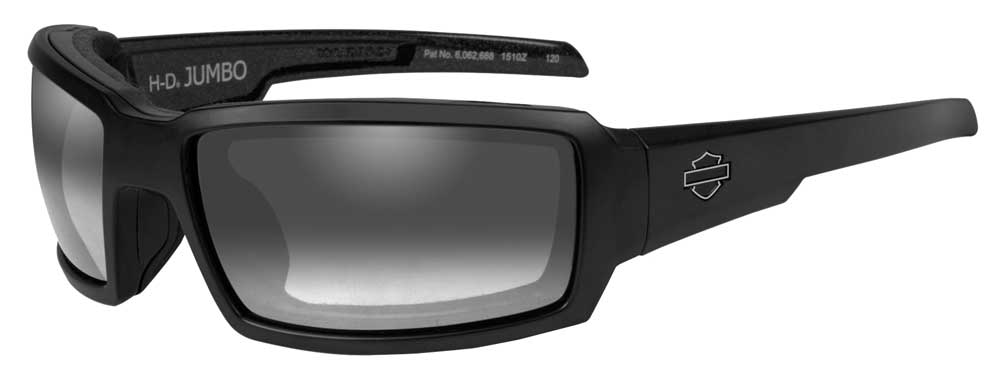 Harley-Davidson® Mens Jumbo Light Adjusting Sunglasses, Smoke Gray