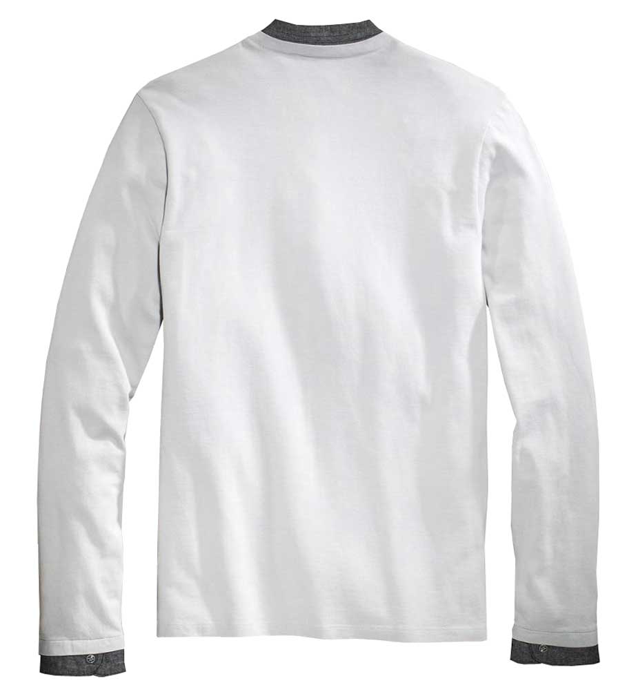 Harley-Davidson Free Shipping - Harley-Davidson Men's Double Layer Long Sleeve Henley Shirt, Gray 96435-16VM - Free Shipping on many products plus Orders Over $99