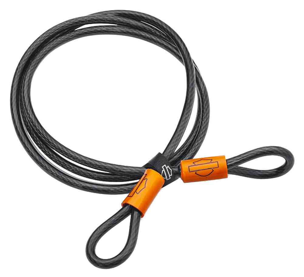 Harley-Davidson Double Looped Security Cable, Cable Length 7.0 ft 94871-10 - Wisconsin Harley-Davidson
