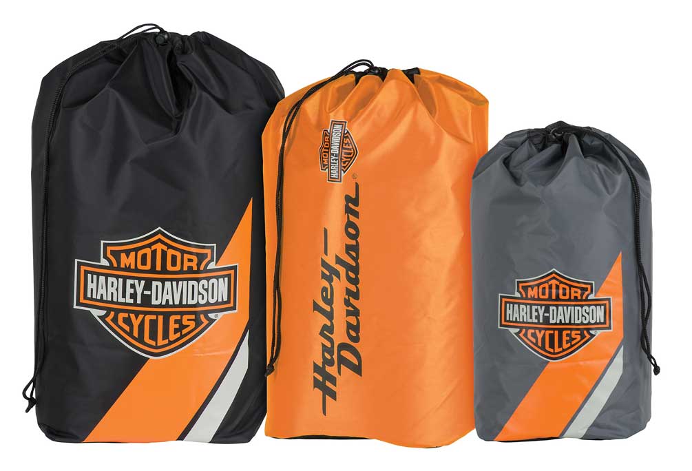 Harley-Davidson Bar & Shield Stuff Sacks, Durable Nylon, 3-Pack HDL-10019 - Wisconsin Harley-Davidson