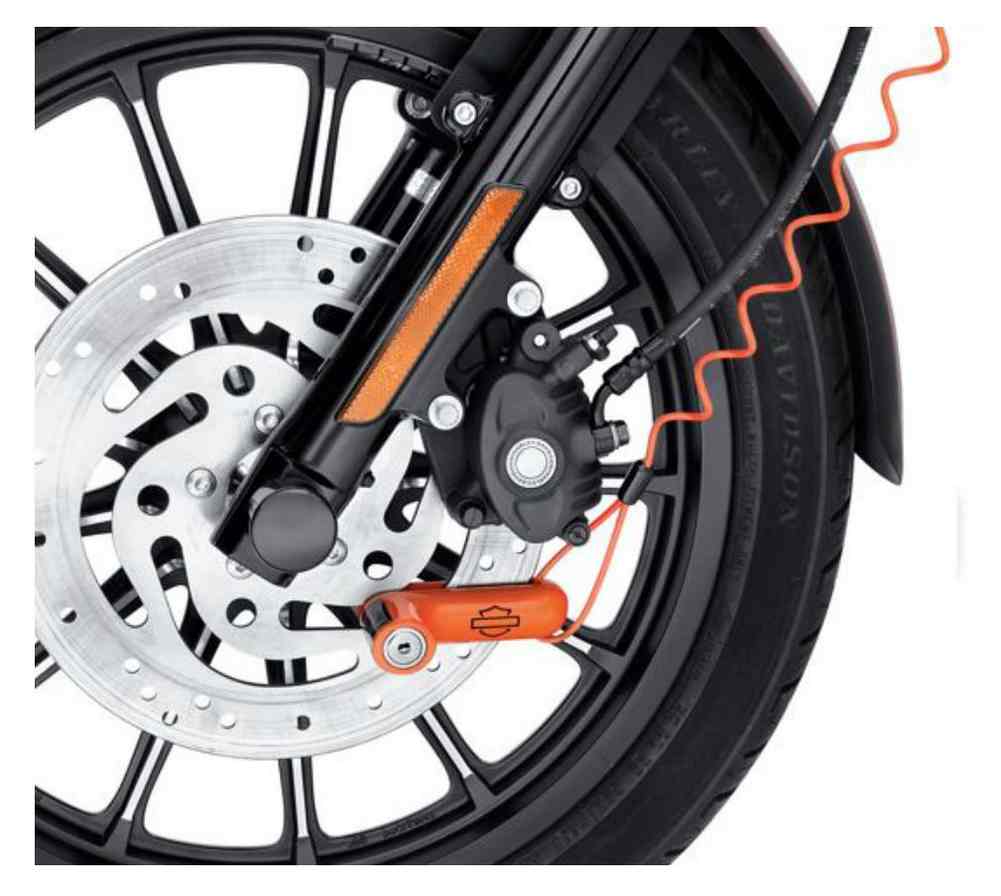 Harley-Davidson Free Shipping - Harley-Davidson Disc Brake Security Lock & Reminder Cord, Orange 94873-10 - Free Shipping on many products plus Orders Over $99