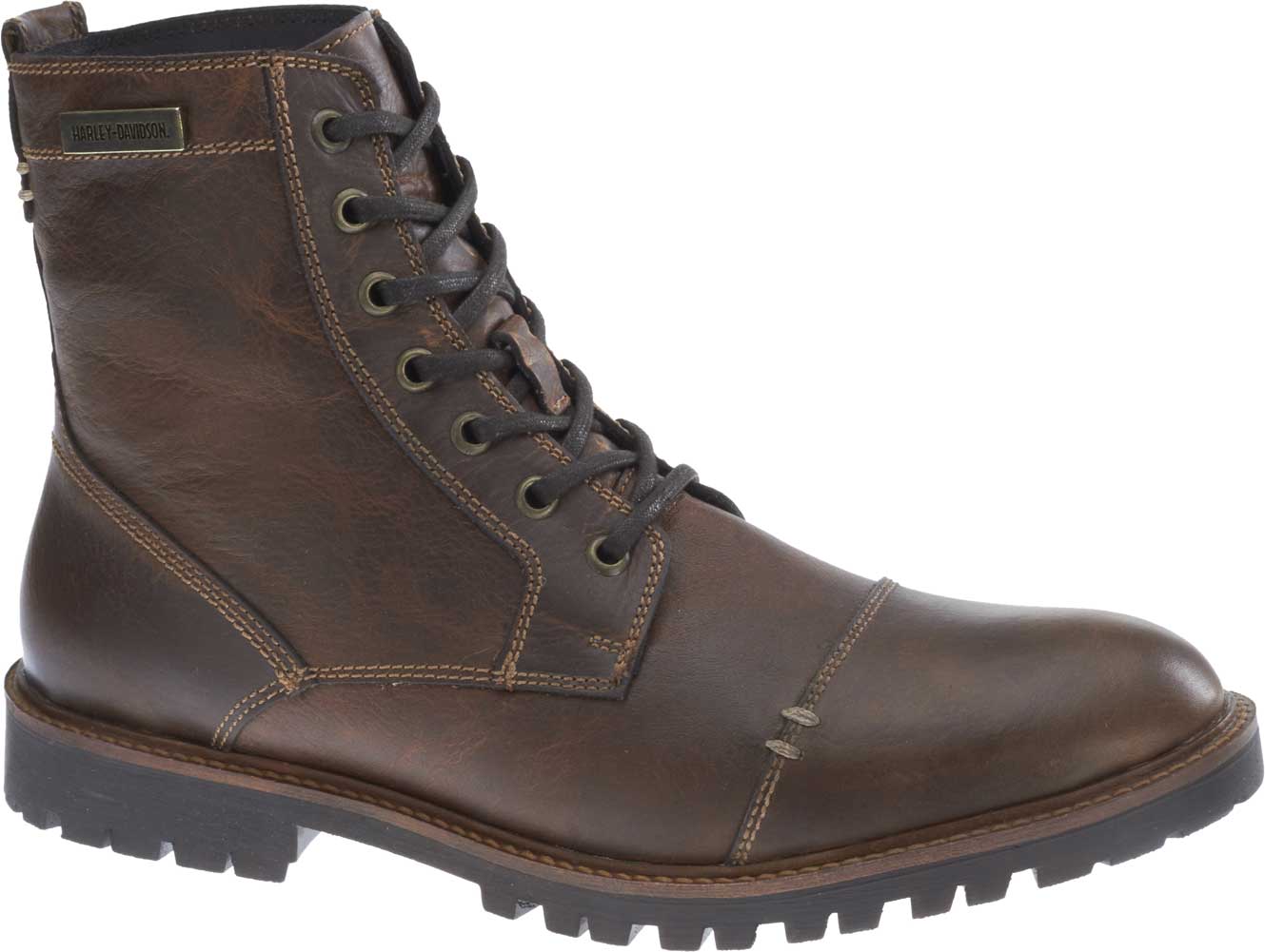 Harley-Davidson Men's Aldrich 6-Inch Motorcycle Boots D93354 (Brown, 7) - Wisconsin Harley-Davidson