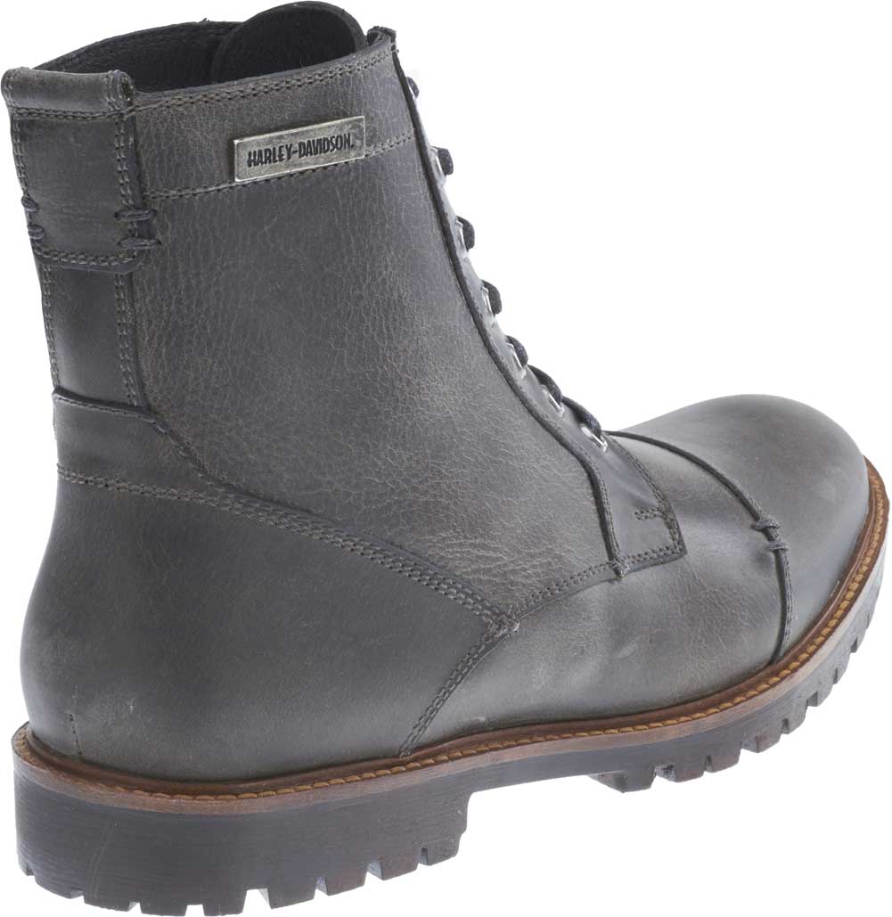 Harley-Davidson Men's Aldrich 6-Inch Ash Grey or Brown Motorcycle Boots D93353 - No Hassle Returns at Wisconsin Harley