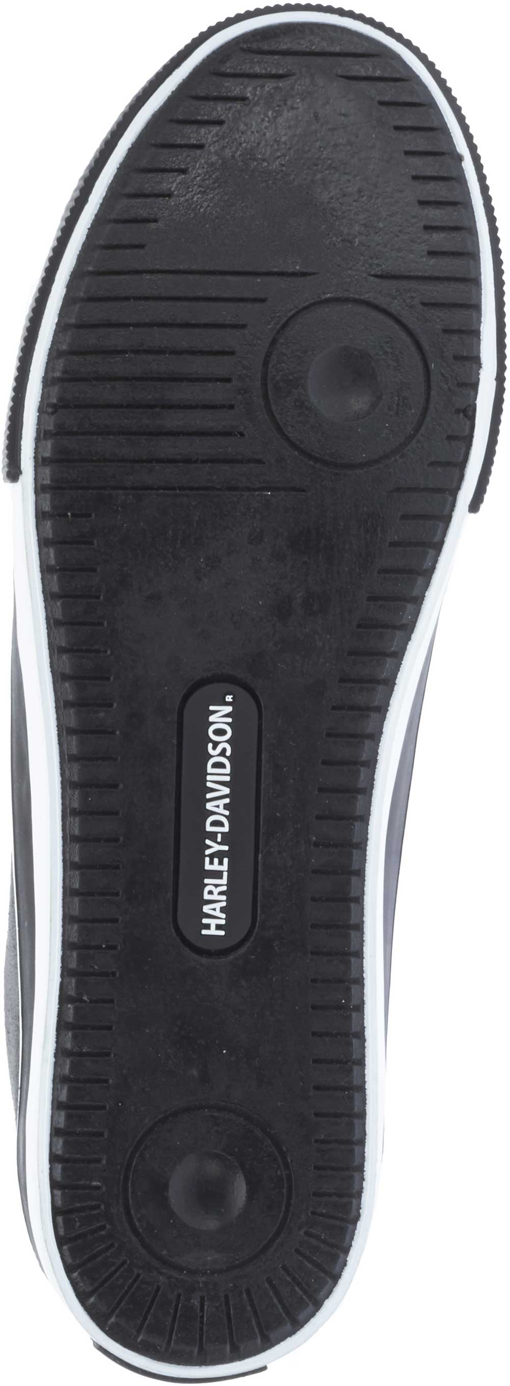Harley-Davidson Men's Baxter Black/White 4.5" Leather Hi-Cut Sneakers D93341 - Largest Selection of Harley-Davidson Products