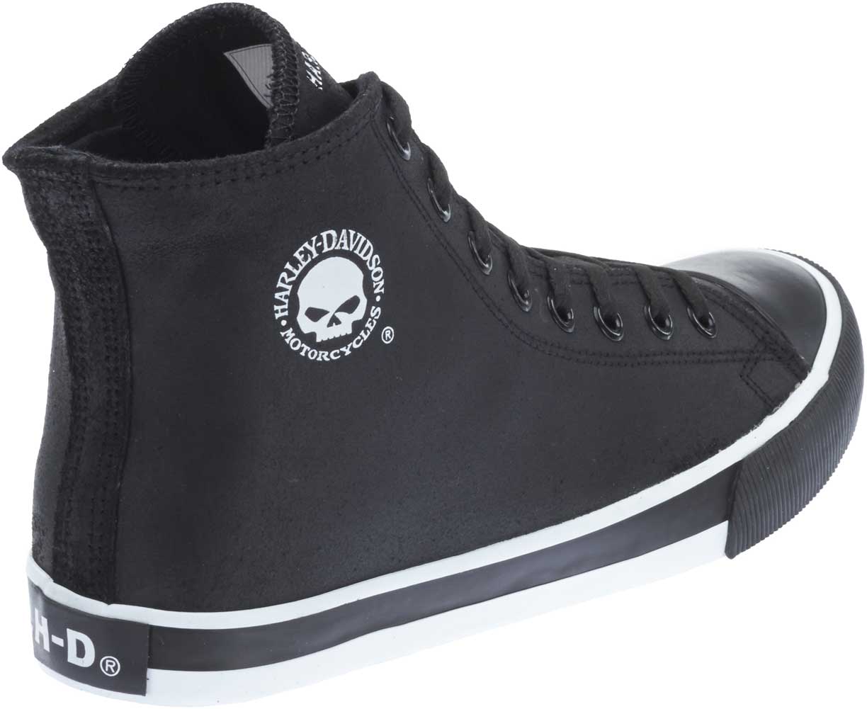 美品　Harley-Davidson スニーカー ブラック　ヴィンテージ加工 Harley-Davidson® Men's Baxter Black/White 4.5