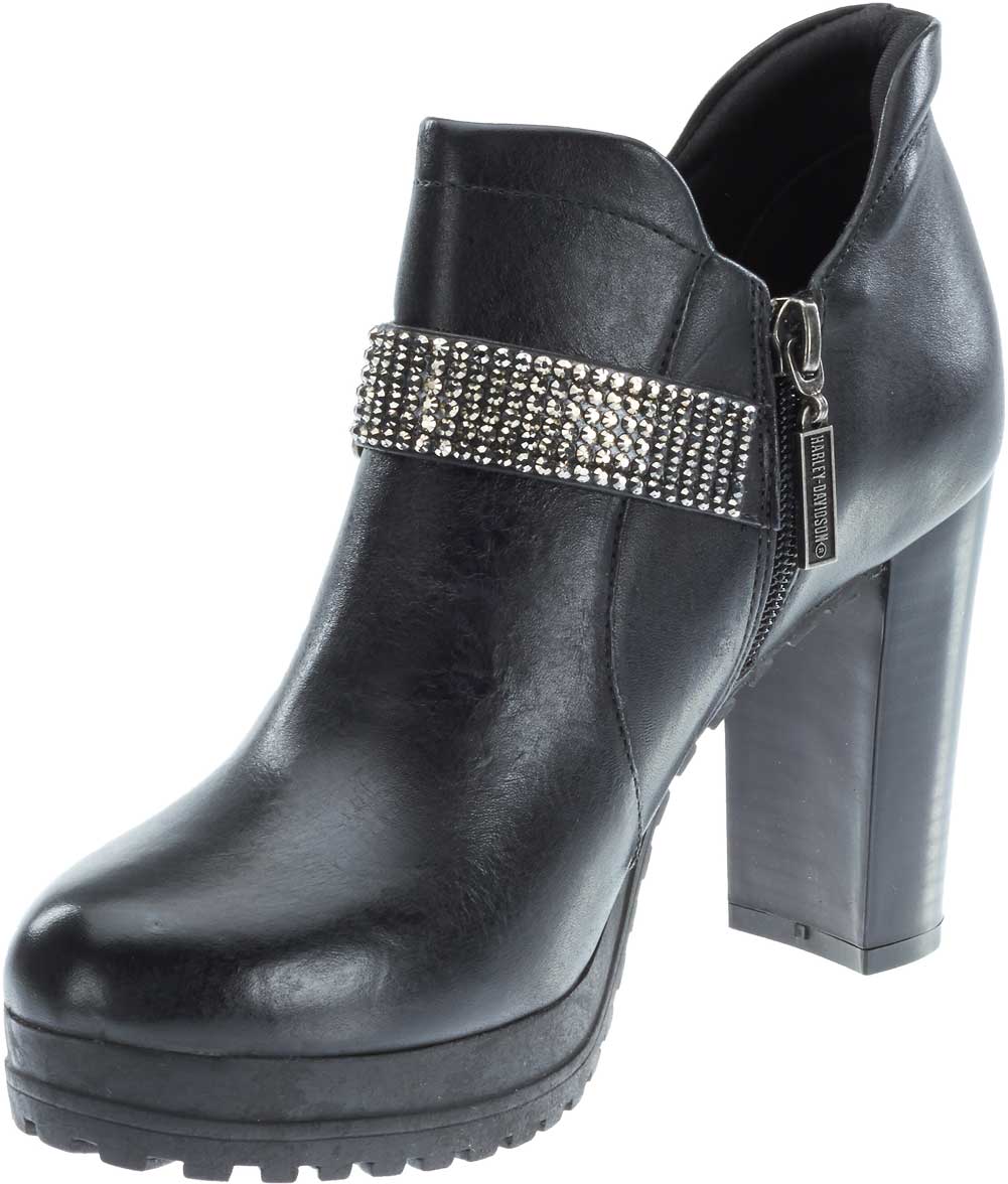 Harley-Davidson® Women's Iomgen 4-Inch Heel Black Booties D83852 ...