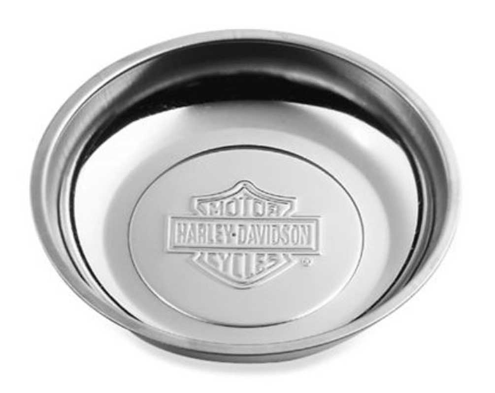 Harley-Davidson Stainless Steel Bar & Shield Tray w/ Magnetic Base 94793-01 - Wisconsin Harley-Davidson