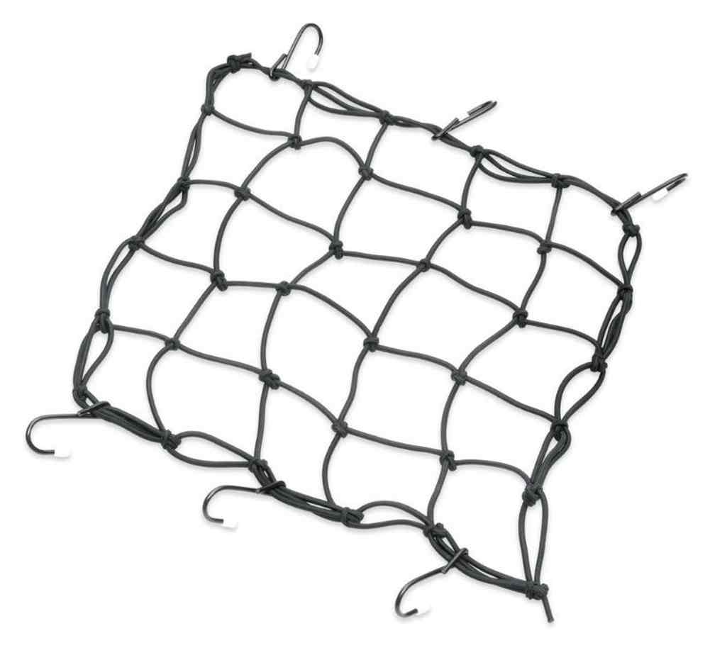 Harley-Davidson 15 inch 6-Hook Vinyl-Coated Cargo Net, Universal Fit 98170-88T - Wisconsin Harley-Davidson