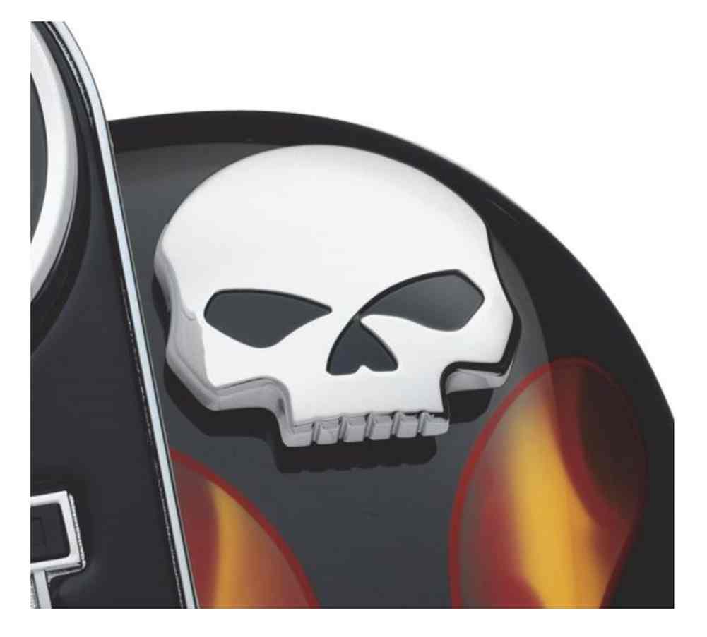 Harley-Davidson® Skull Fuel Cap, Fits Dyna, Softail, Sportster