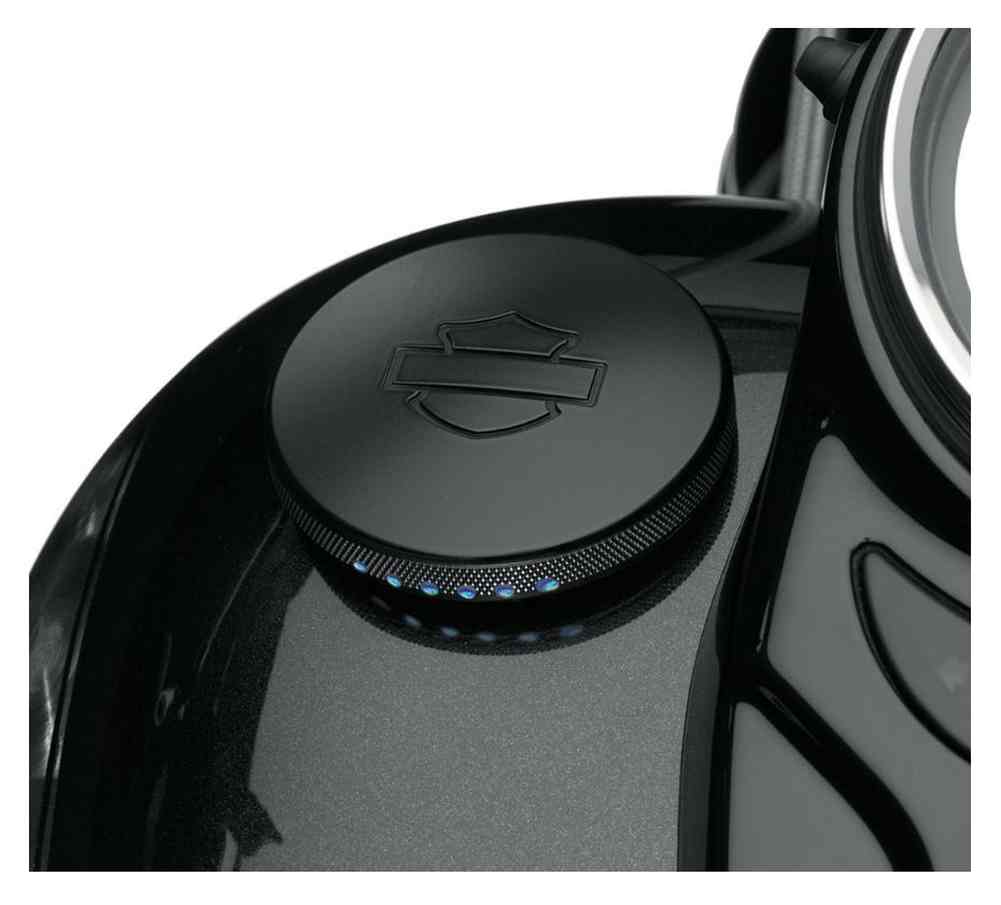 Diamond Black LED Fuel Gauge, Dyna 