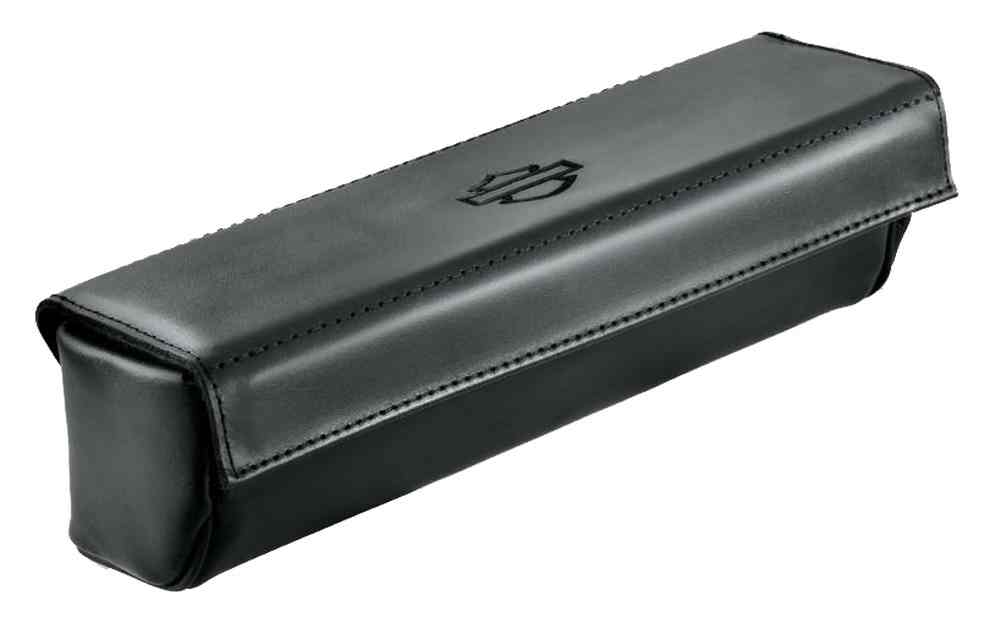 Harley-Davidson Leather Bar & Shield Batwing Fairing Pouch, Black 58248-96 - Wisconsin Harley-Davidson