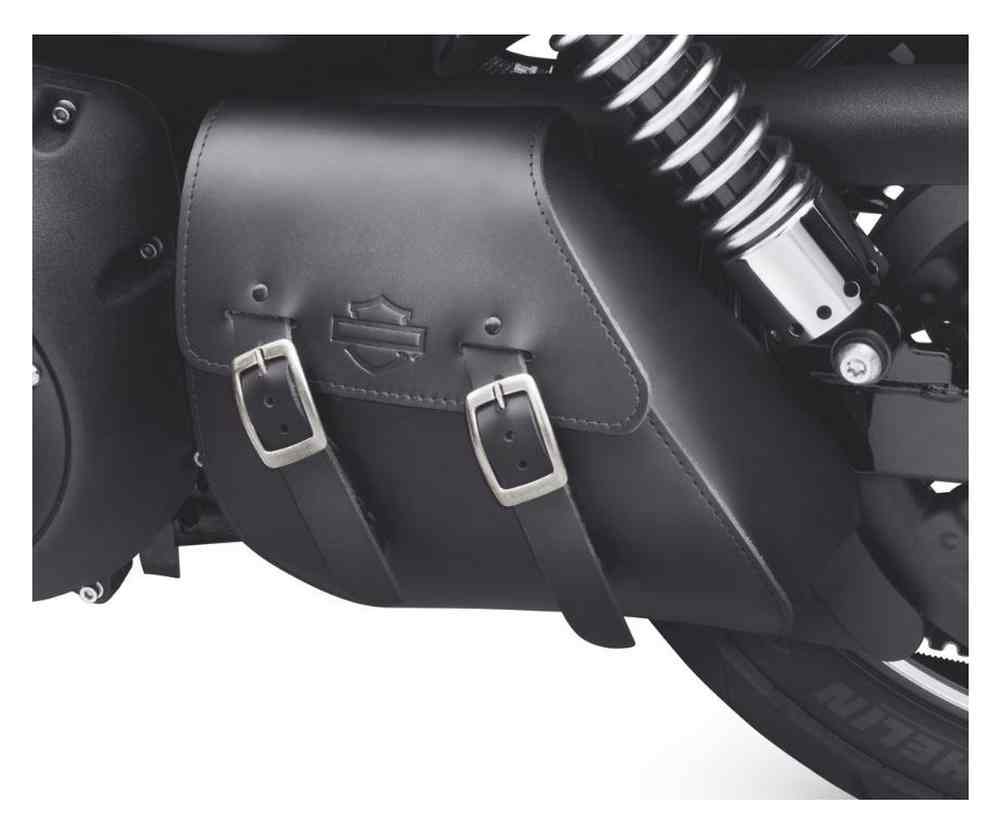 Harley-Davidson Single-Sided Swingarm Bag, Fits Dyna Model w/ Solo Seat 90200570 - Wisconsin Harley-Davidson