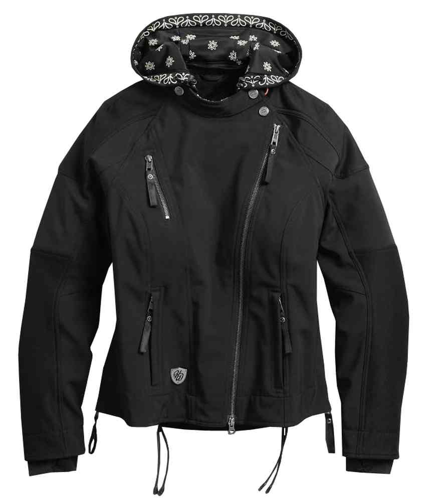 Harley-Davidson® Women's Westerlie Windproof Riding Jacket, Black