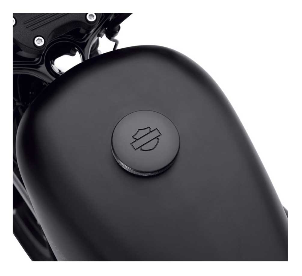 HarleyDavidson® Diamond Black Fuel Cap, Dyna/Softail/Sportster/Touring