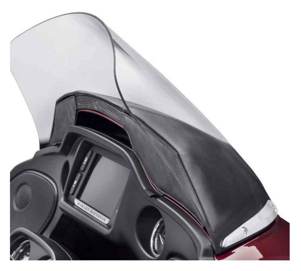 Harley-Davidson® Road Glide Fairing Two-Pocket Pouch, Black Vinyl