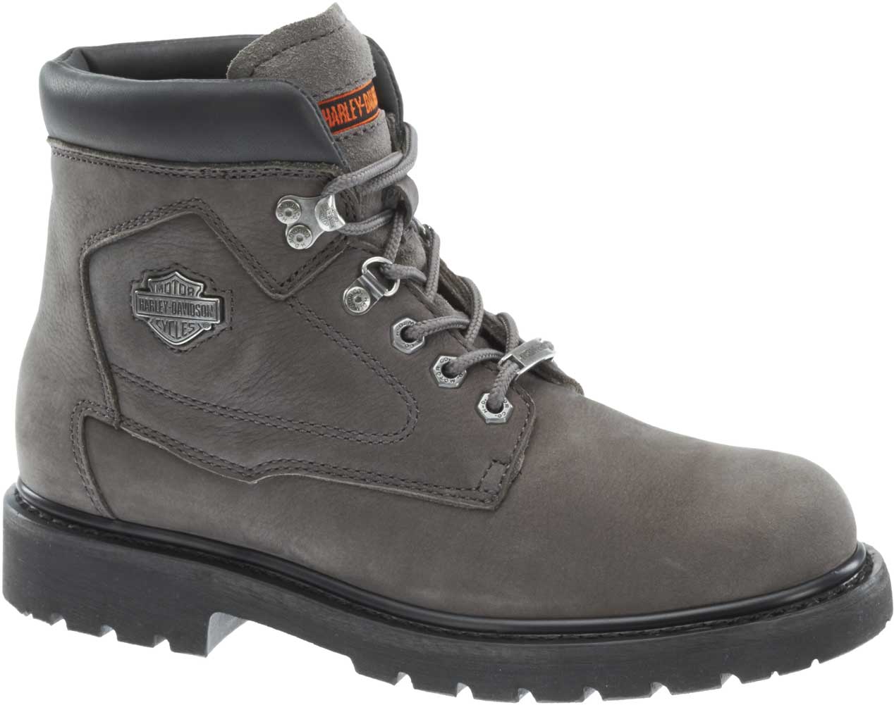 Harley-Davidson Men's Bayport 5.5-Inch Motorcycle Boots D93366 (Grey, 7) - Wisconsin Harley-Davidson