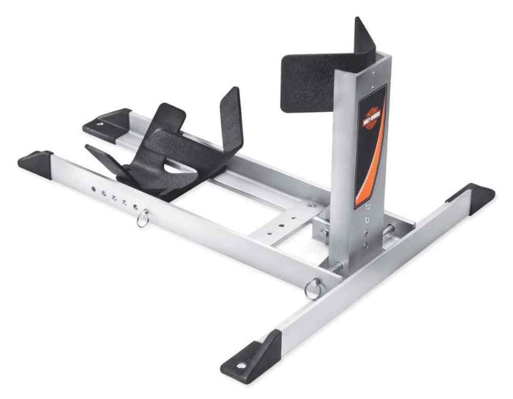Harley-Davidson Cruiser Cradle Wheel Chock, Sturdy Aluminum Cradle 92900001 - Wisconsin Harley-Davidson