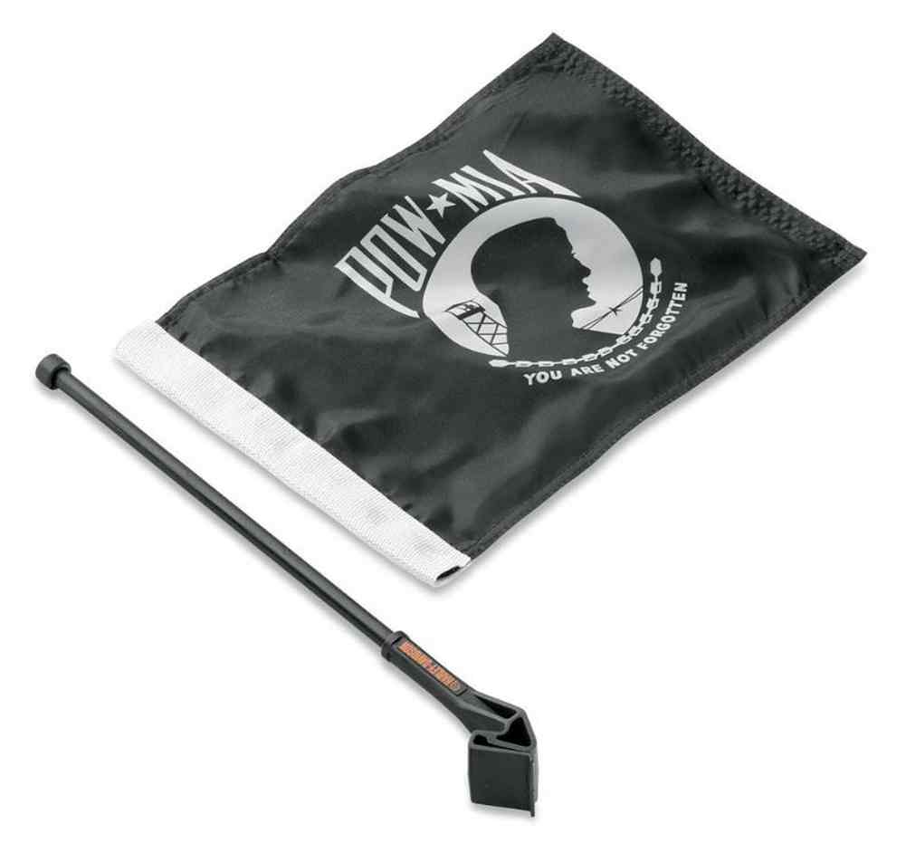 Harley-Davidson POW/MIA Flag Kit, Touring & Trike Models, High-Quality 94901-03 - Wisconsin Harley-Davidson