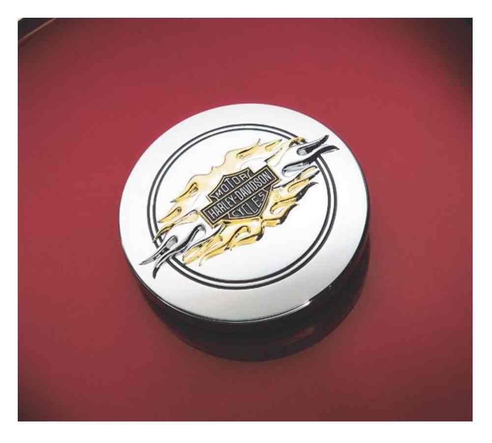 Harley-Davidson® Flames Bar & Shield Fuel Cap Medallion Adhesive