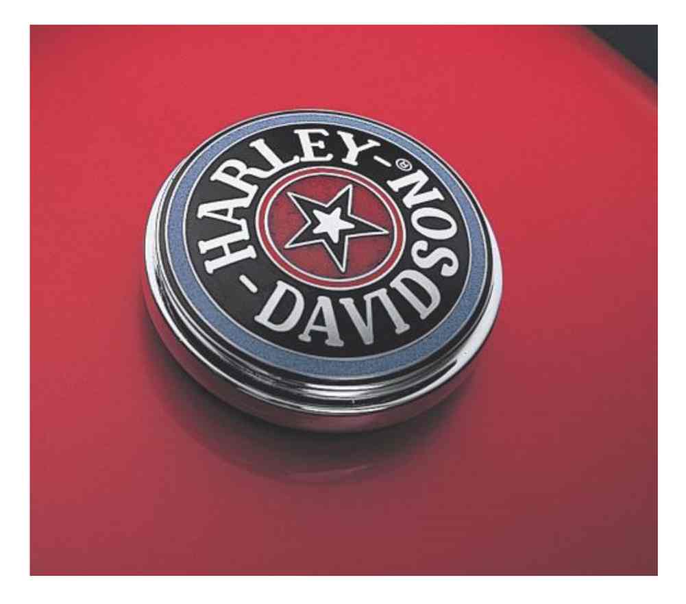 Harley-Davidson Free Shipping - Harley-Davidson Cloisonne Fuel Cap Medallion, Adhesive Backing 99537-96 - Free Shipping on many products plus Orders Over $99