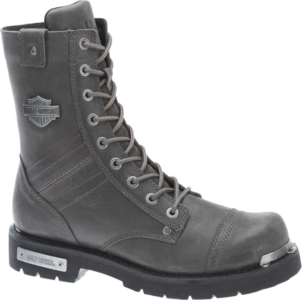Harley-Davidson Men's Flatwood Side-Zip Motorcycle Boots D96106 (Stone, 7) - Wisconsin Harley-Davidson