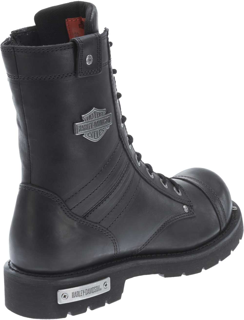 Harley-Davidson® Men's Flatwood Side-Zip Motorcycle Boots Black or