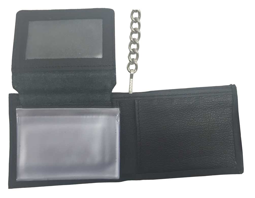 Mascorro Motorcycle Men's Billfold Biker Chain Wallet, Genuine Leather TC344 - No Hassle Returns at Wisconsin Harley
