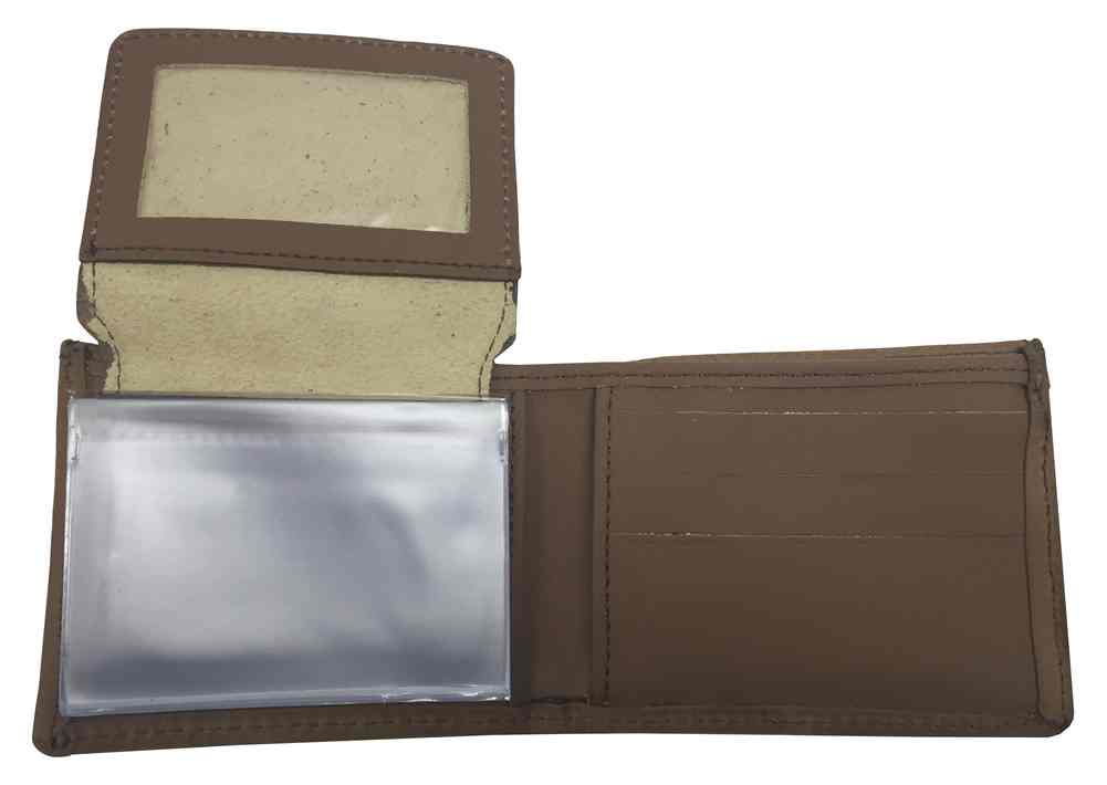 Genuine Leather Mens Billfold Motorcycle Biker Chain Wallet, Brown Leather TC307 - No Hassle Returns at Wisconsin Harley