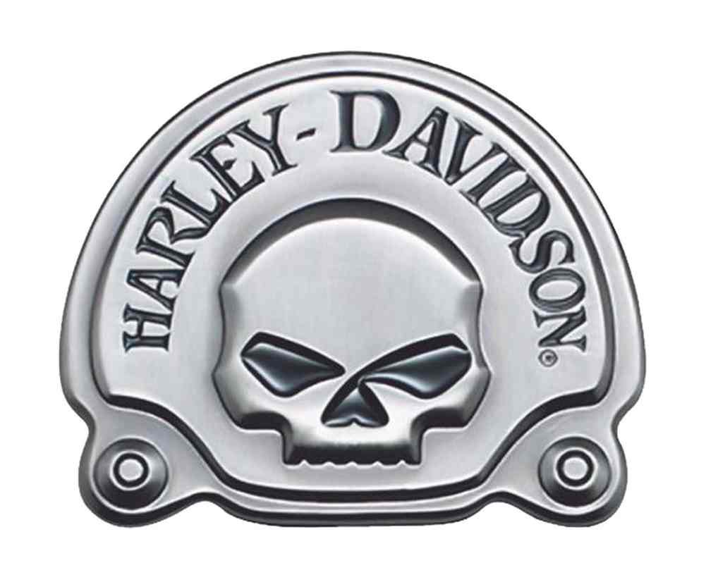 ★VINTAGEハーレーHarley-Davidson skullスカル　ピンズ Harley-Davidson® Antique Nickel Willie G Skull Medallion, 3.625 x