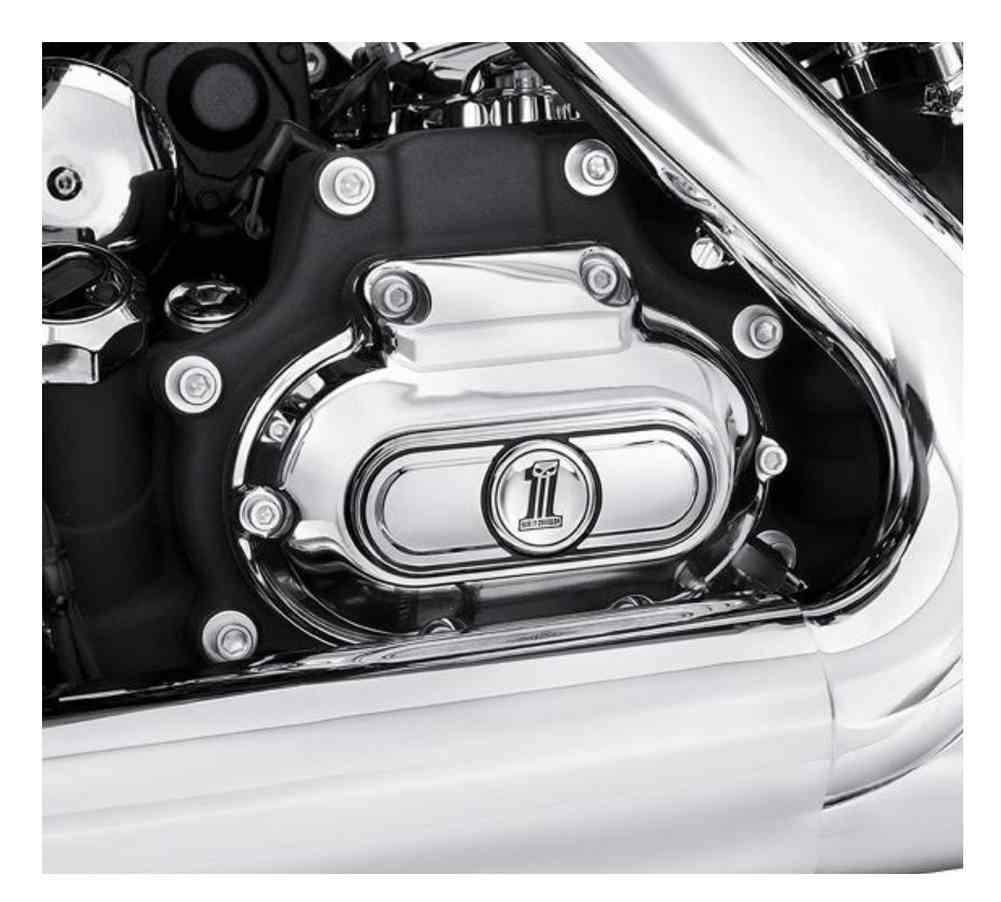 Harley-Davidson Free Shipping - Harley-Davidson Number One Skull Transmission End Cover Trim, Twin-Cam 60826-11 - Free Shipping on many products plus Orders Over $99