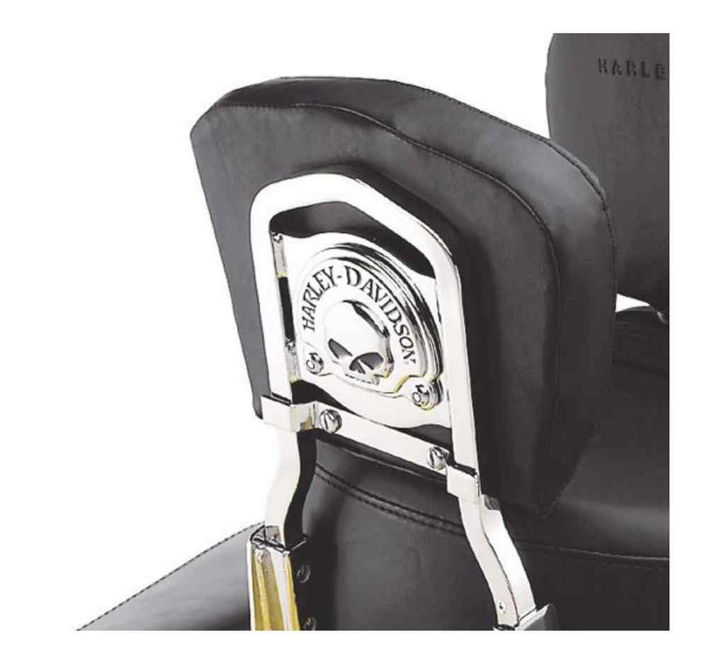 Harley-Davidson Free Shipping - Harley-Davidson Chrome Willie G Skull Decorative Medallion, 3.625 x 3in 91718-02 - Free Shipping on many products plus Orders Over $99