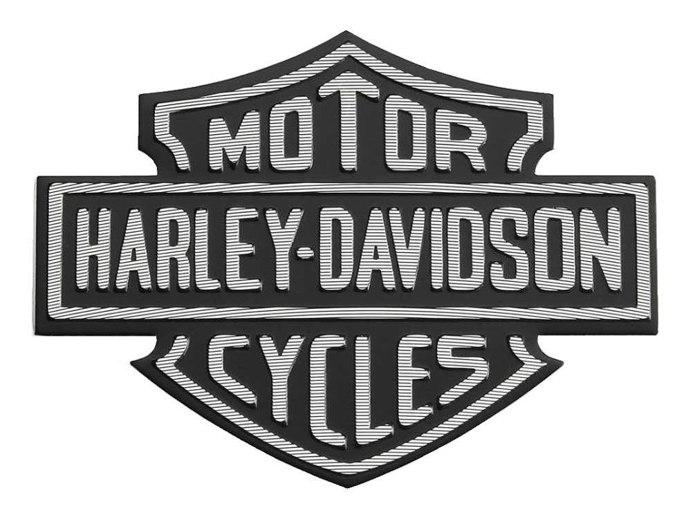 Harley-Davidson Metal Adhesive-Backed Bar & Shield Logo Medallion 99352-82Z - Wisconsin Harley-Davidson
