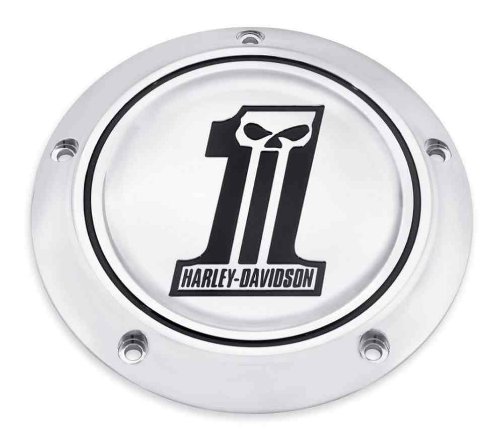 Harley-Davidson Number One Skull Derby Cover, Fits Touring & Trike 25700435 - Wisconsin Harley-Davidson